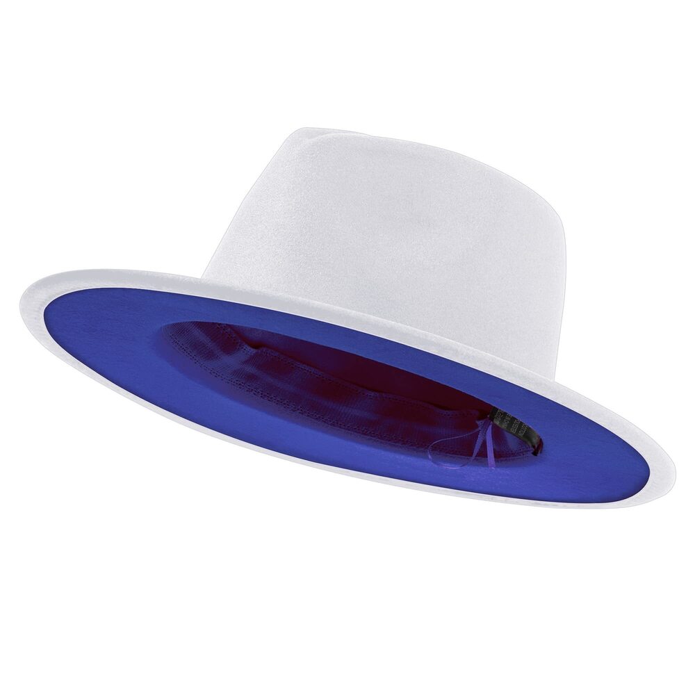 5541 Fedora Hats & Wide Brim Fedora Felt Panama Hat 's Dress Hats with Belt